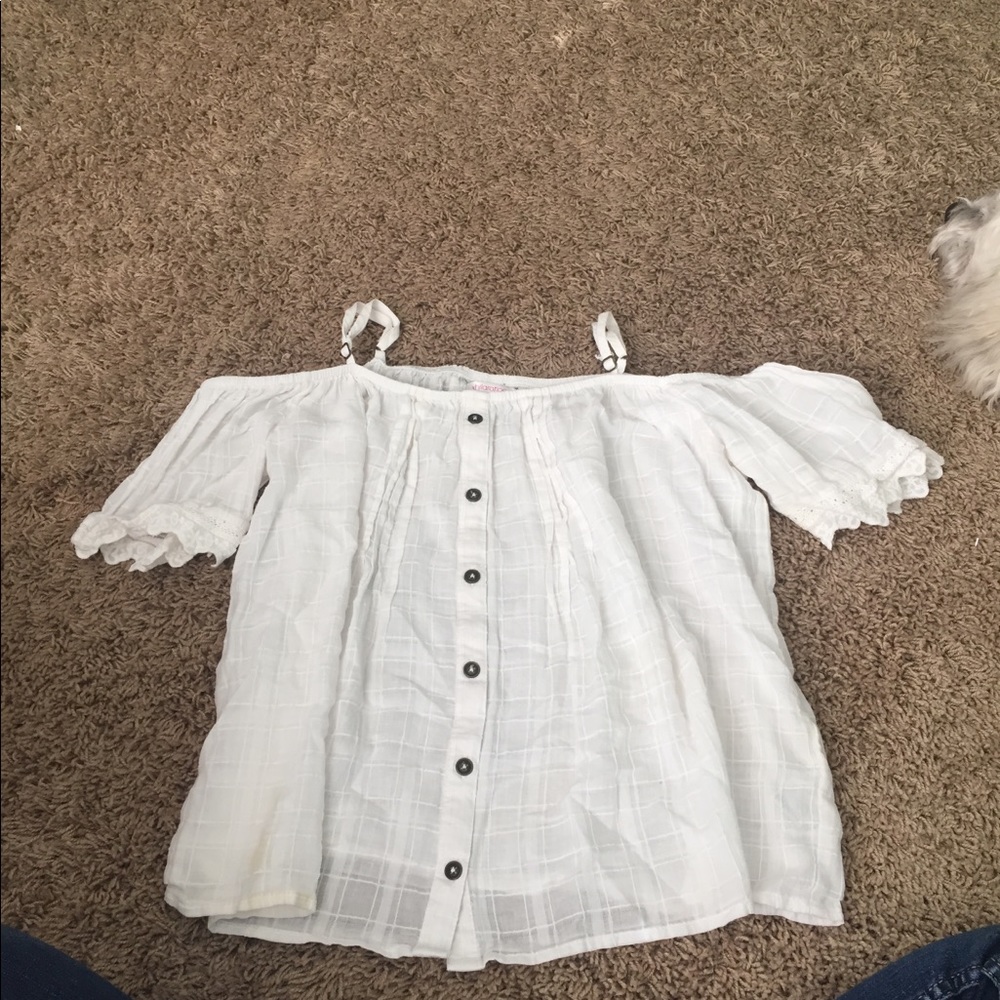 Off the shoulder shirt